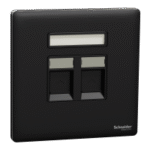 SWITCHES AND SOCKETS-SCHNEIDER- 2 Gang Tel Socket - Image 2