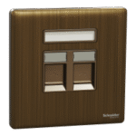 SWITCHES AND SOCKETS-SCHNEIDER-2 Gang wall plate (without module) - Image 3