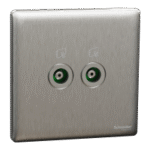 SWITCHES AND SOCKETS-SCHNEIDER-2 Gang TV Socket - Image 3