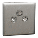 SWITCHES AND SOCKETS-SCHNEIDER-Master socket outlet, with TV-SAT-R module SMATV socket - Image 3