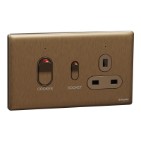 SWITCHES AND SOCKETS- SCHNEIDER- 45A Cooker Control Unit