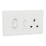 SWITCHES AND SOCKETS- SCHNEIDER- 45A Cooker Control Unit - Image 3