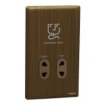 SWITCHES AND SOCKETS-SCHNEIDER-Shaver Socket 115/240V